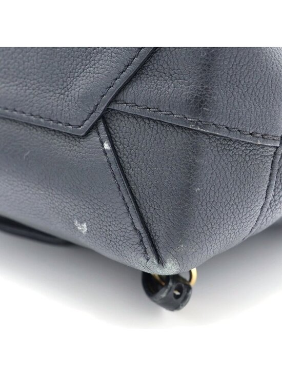 Louis Vuitton Lockme Backpack Mini Black Leather Gold main image 4